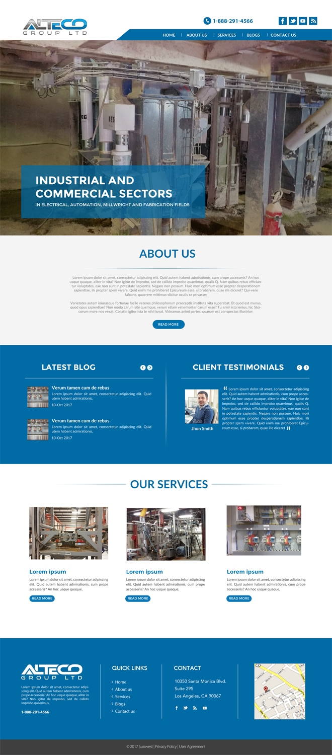 Web Design by chandrayaan.creative for this project | Design #16442883