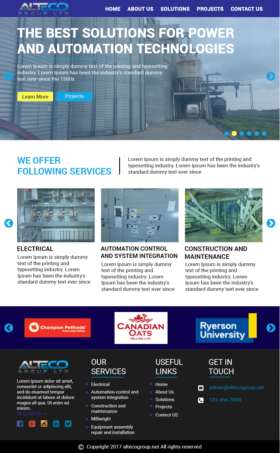 Web Design by Awais.es32 for this project | Design #16405771
