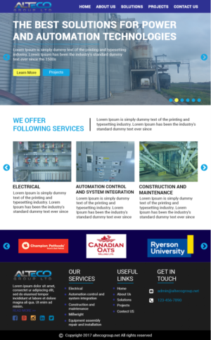 Diseño Web por Awais.es32 para este proyecto | Diseño #16405771