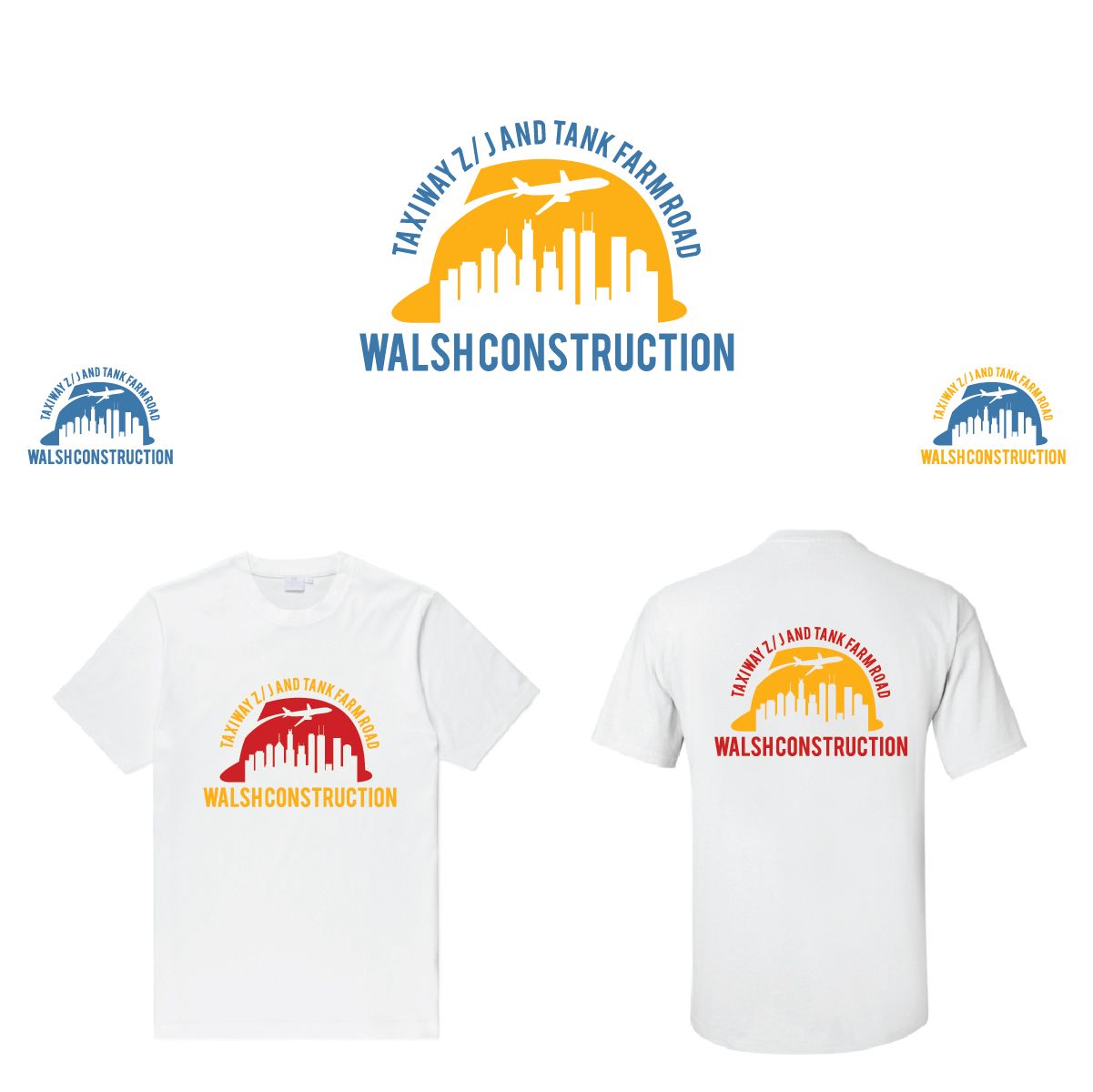 T-shirt Design by 3Guys for Walsh Construction | Design #16418469