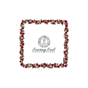Floral Embellishments on Borders of Logo | CD Cover Design by selador.si