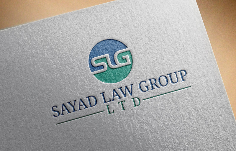 Logo Design by ~:Neon:~ for Sayad Law Group, Ltd | Design: #16590862