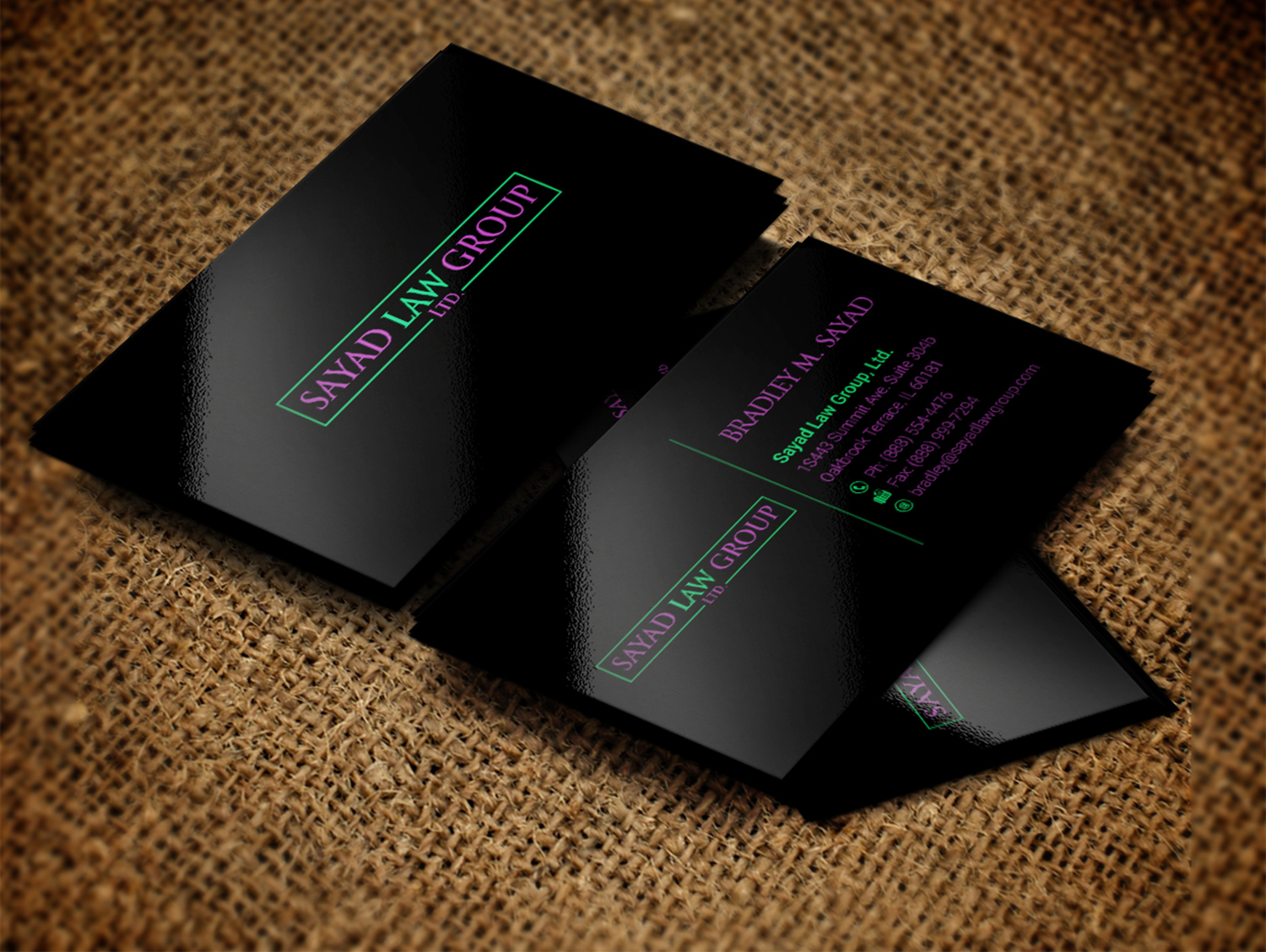 Logo Design by mmmarif1982 for Sayad Law Group, Ltd | Design #16609576