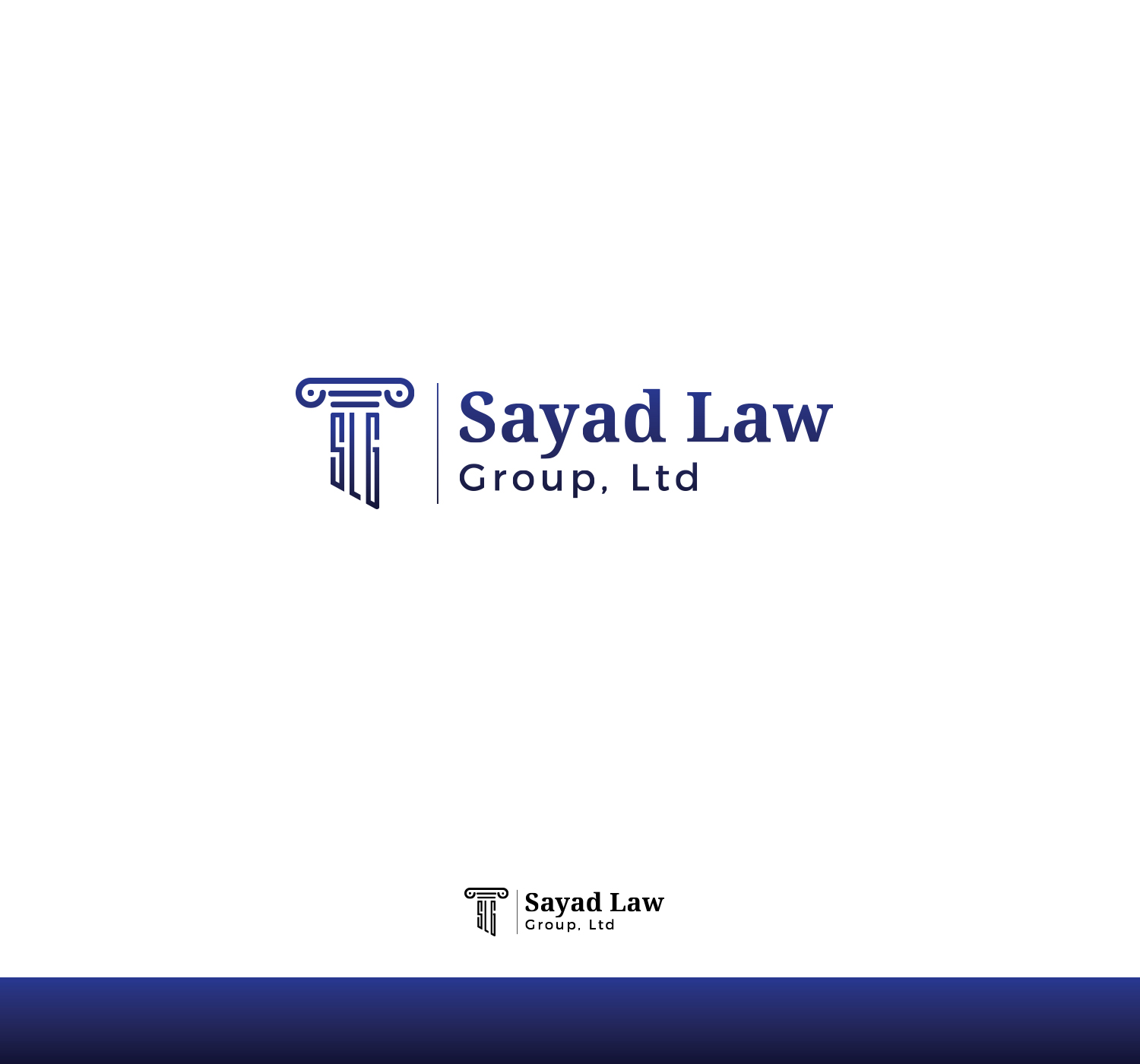 Logo Design by DesignerD00 for Sayad Law Group, Ltd | Design #16666090
