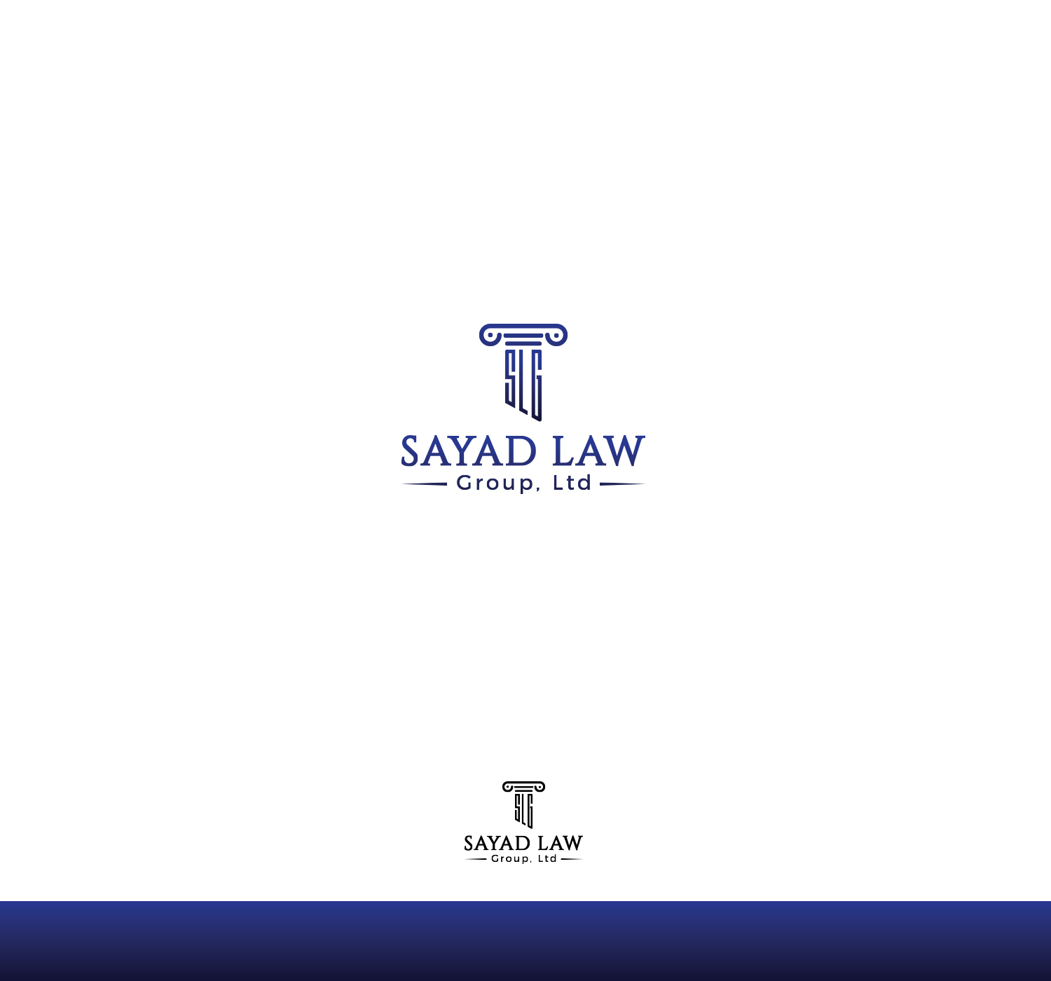 Logo Design by DesignerD00 for Sayad Law Group, Ltd | Design #16666093