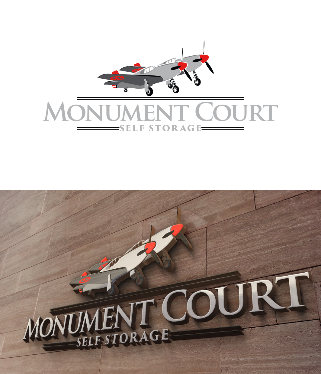 Logo Design by trufya for Monument Court Storage | Design #16504291