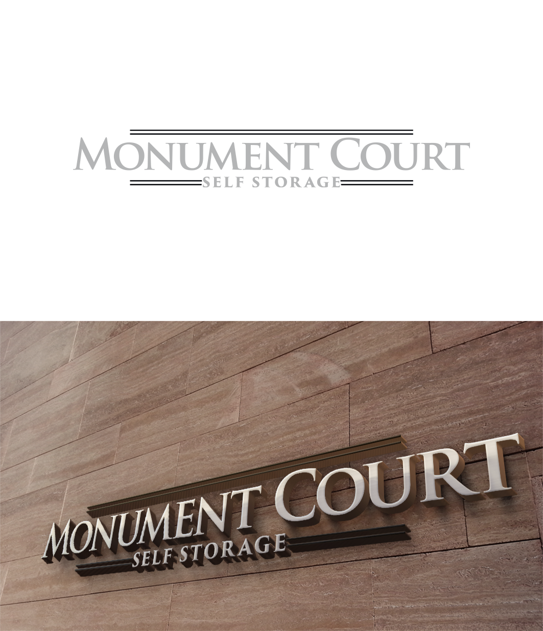 Logo Design by trufya for Monument Court Storage | Design #16504312
