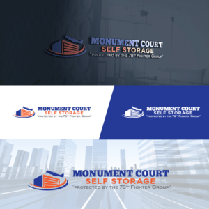 Logo Design by cracuz09 for Monument Court Storage | Design: #16537340