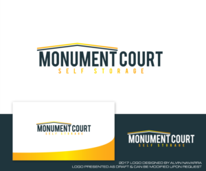 Logo Design by alvinnavarra for Monument Court Storage | Design: #16412566