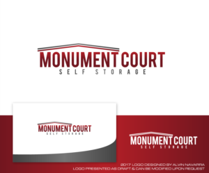 Logo Design by alvinnavarra for Monument Court Storage | Design: #16412583