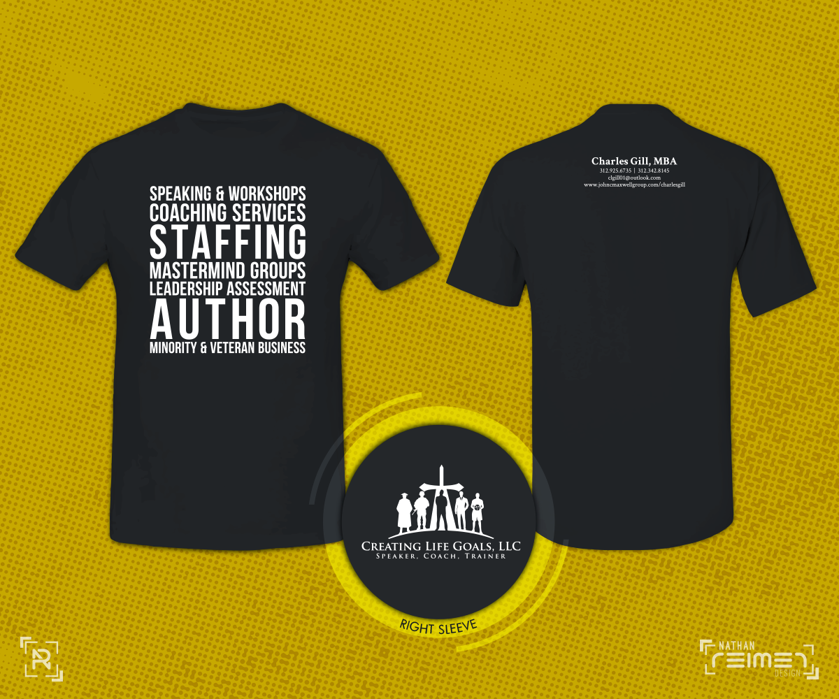 Diseño de Camiseta por nreimer para Creating Life Goals LLC | Diseño #16549322