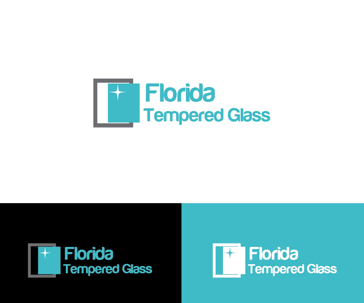 Logo Design by joliau for Florida Tempered Glass Inc | Design #16481041