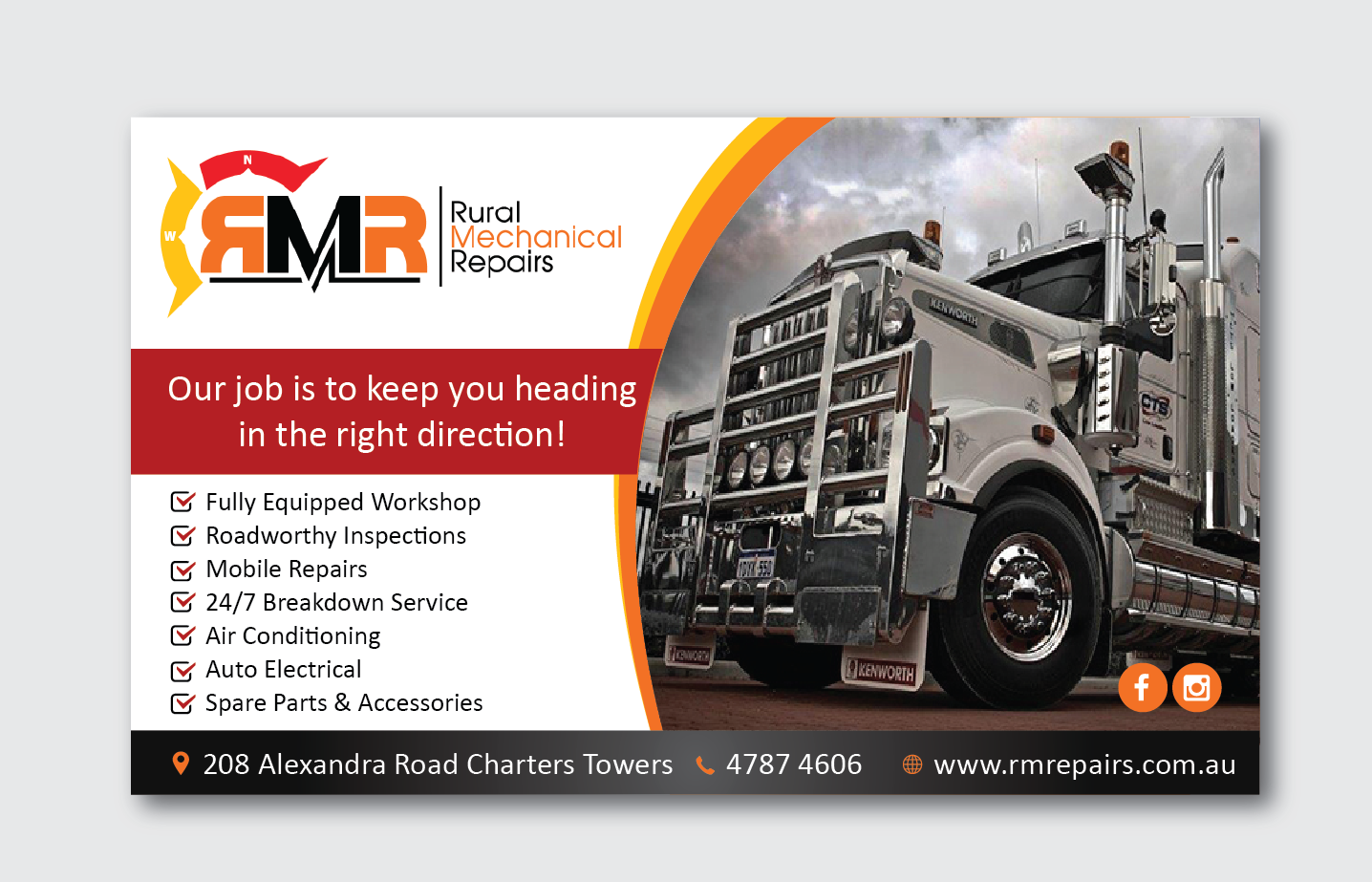 Banner Ad Design by alex989 for Rural Mechanical Repairs | Design #16487330