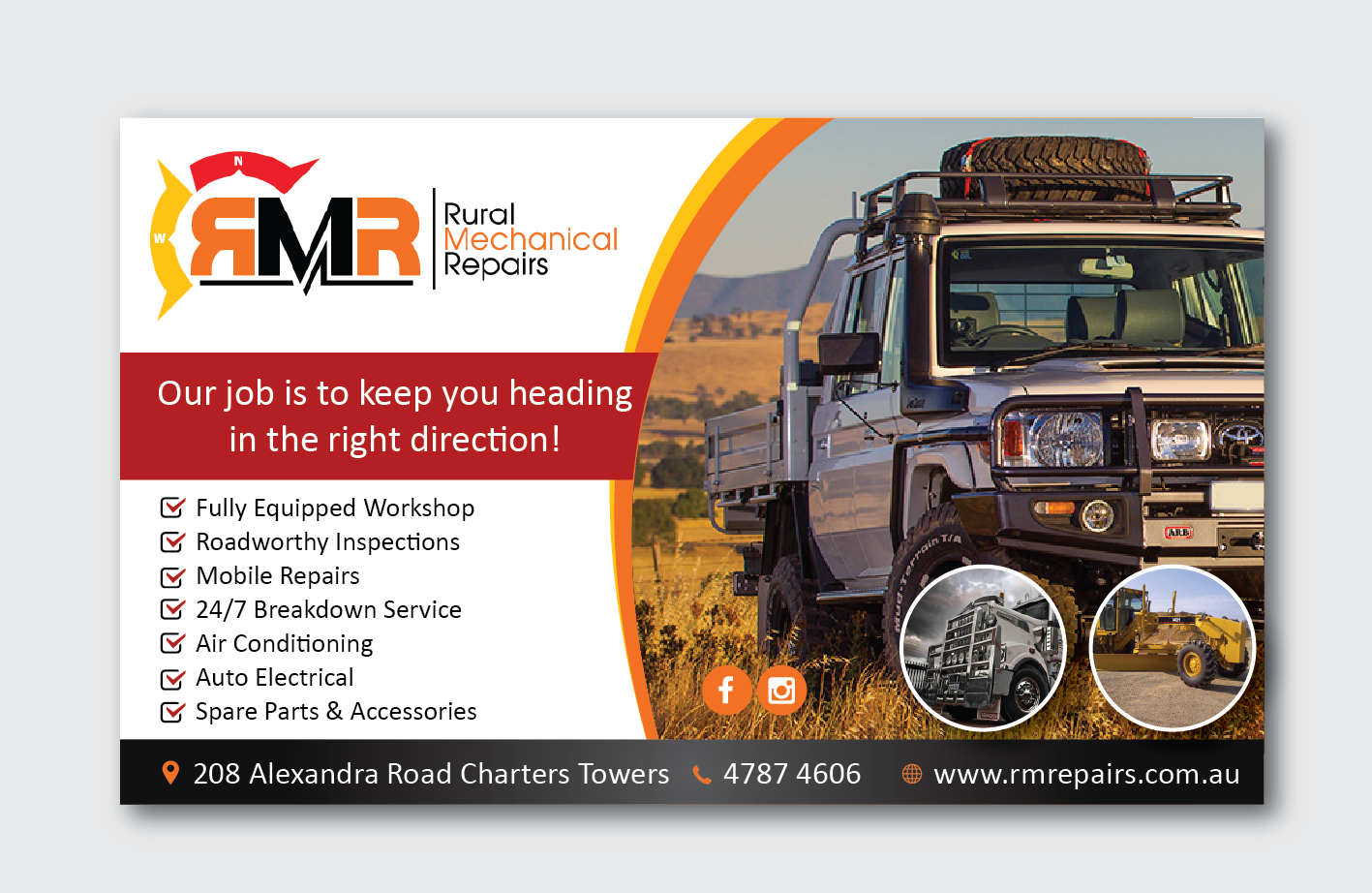 Banner Ad Design by alex989 for Rural Mechanical Repairs | Design #16487567