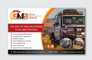 Banner-Design von alex989 für Rural Mechanical Repairs | Design: #16487567