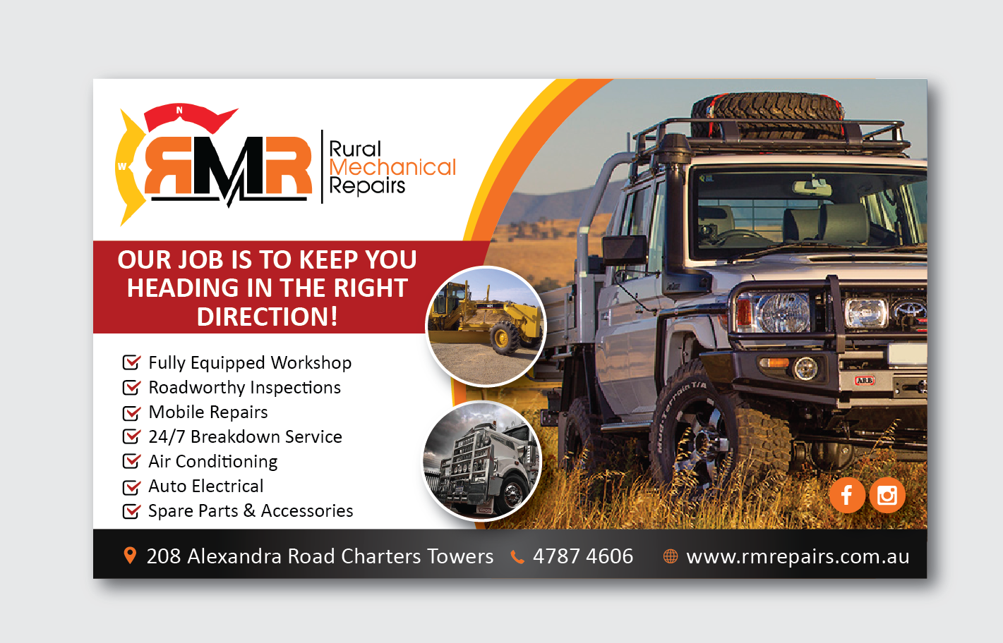 Banner Ad Design by alex989 for Rural Mechanical Repairs | Design #16487568