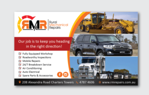 Banner-Design von alex989 für Rural Mechanical Repairs | Design: #16539390