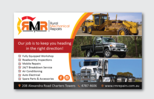 Banner-Design von alex989 für Rural Mechanical Repairs | Design: #16553031