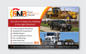 Banner-Design von alex989 für Rural Mechanical Repairs | Design: #16566688