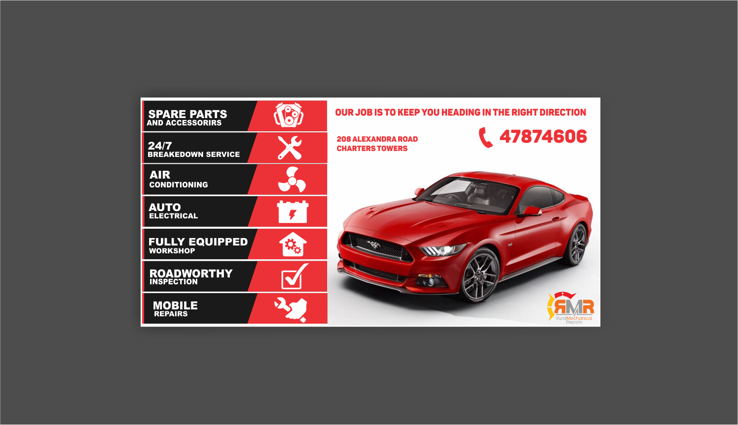 Elegant Playful Mechanic Banner Ad Design For Rural Mechanical