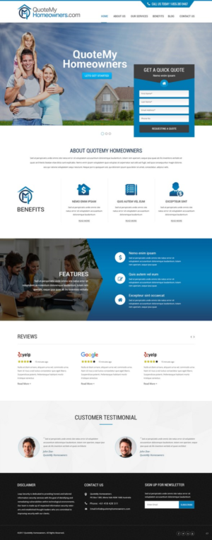 Landing Page Design by pb for Salmon Agency | Design: #16482746