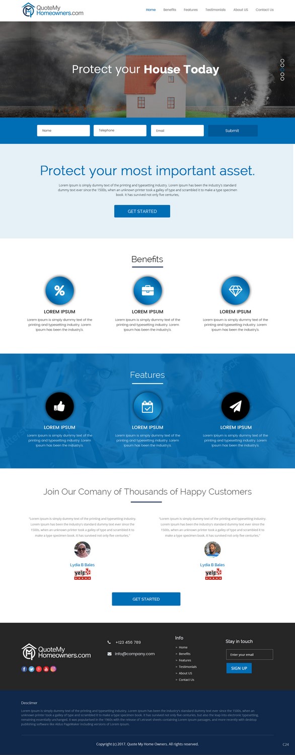 Landing Page Design by pb for Salmon Agency | Design #16482747