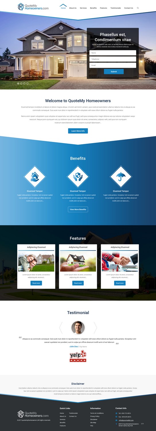 Landing Page Design by pb for Salmon Agency | Design #16482748