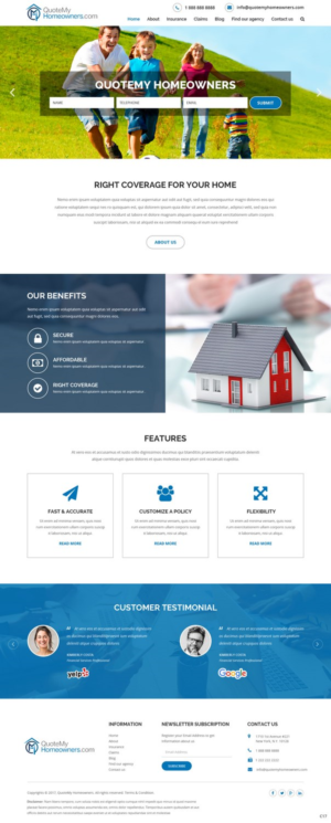 Landing Page Design by pb for Salmon Agency | Design: #16482749