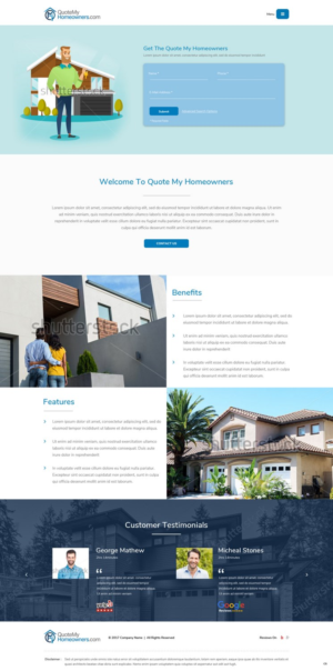 Landing Page Design by pb for Salmon Agency | Design: #16490457