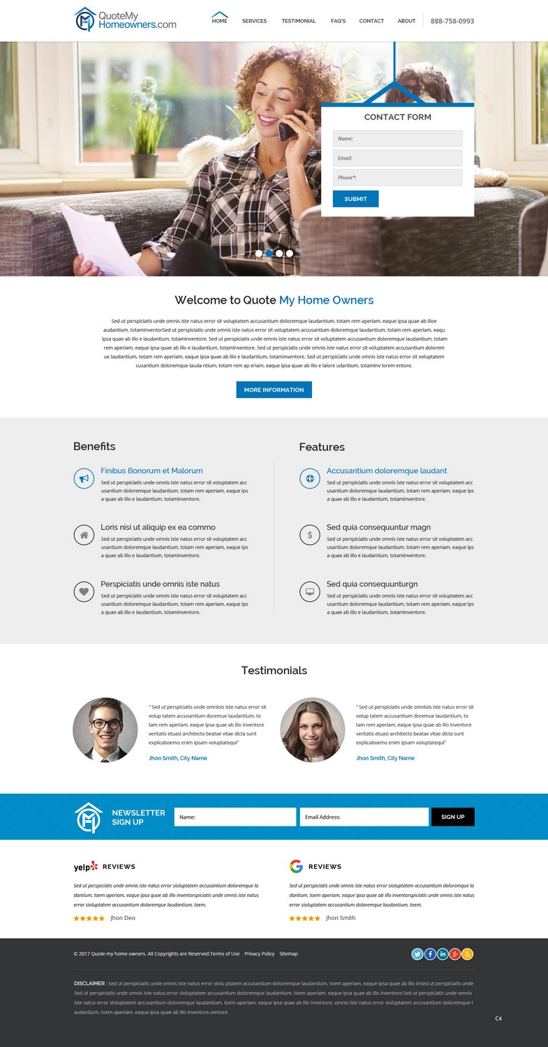 Landing Page Design by pb for Salmon Agency | Design #16490458
