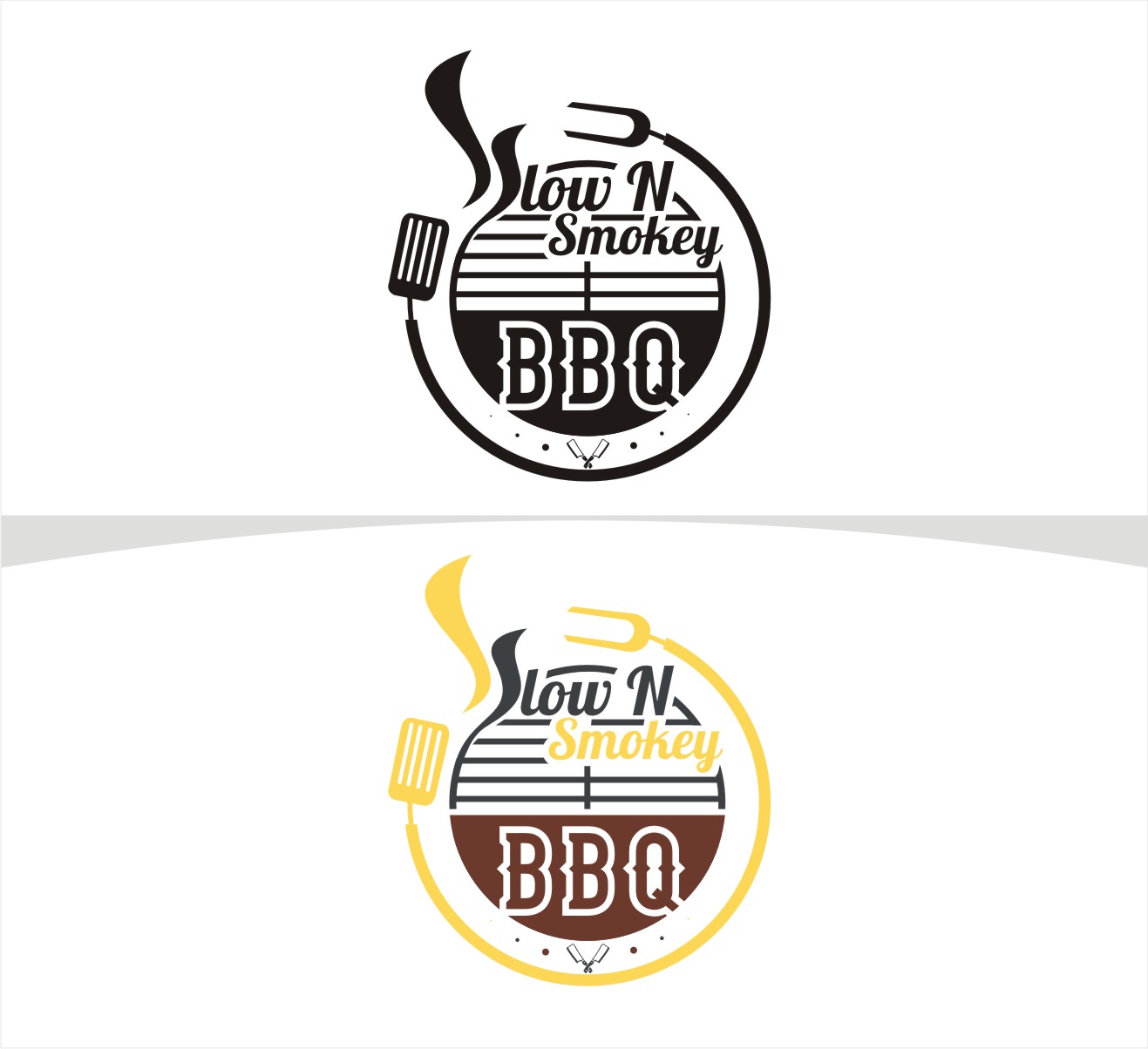 Logo Design by Soul Light for Slow N Smoke BBQ  | Design #16419451