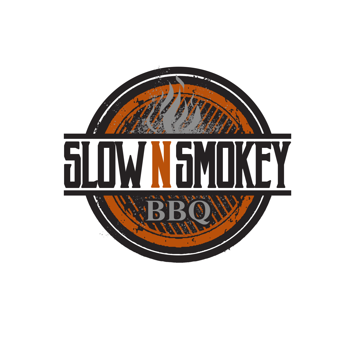 Logo Design by cvedesign for Slow N Smoke BBQ  | Design #16413437