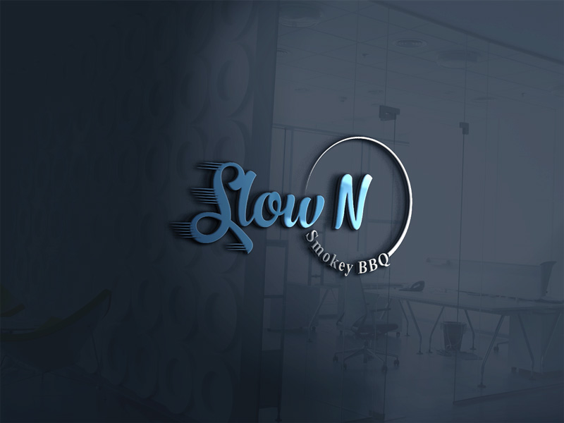 Logo Design by logoboss 3 for Slow N Smoke BBQ  | Design #16432424