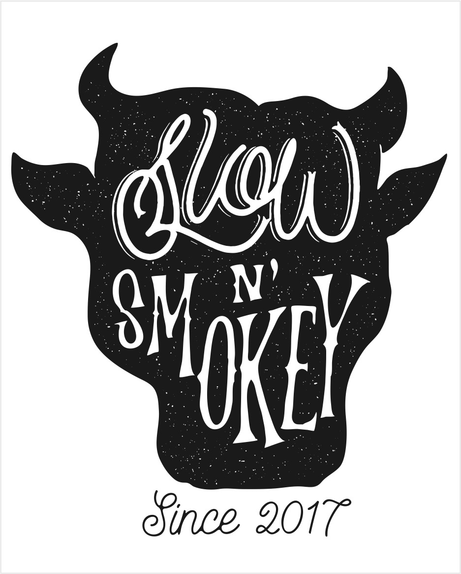 Logo Design by hairobii for Slow N Smoke BBQ  | Design #16509851