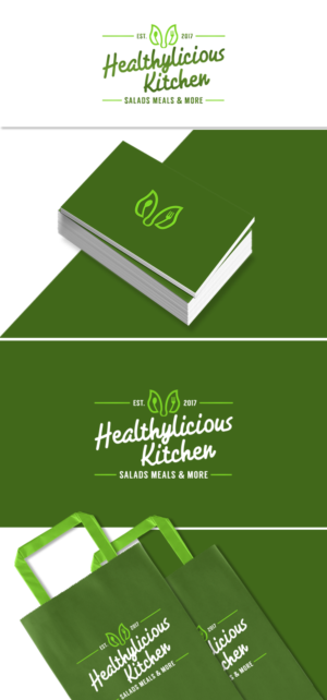 Healthylicious Kitchen : Salads, Meals & More | Logo Design by GBDESIGN