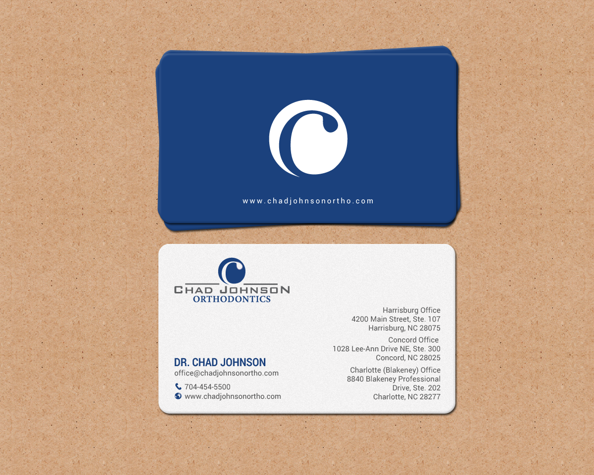 Stationery Design by chandrayaan.creative for Chad Johnson Orthodontics | Design #16578554