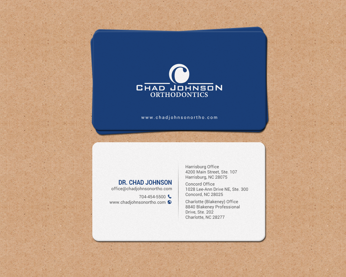 Stationery Design by chandrayaan.creative for Chad Johnson Orthodontics | Design #16579105