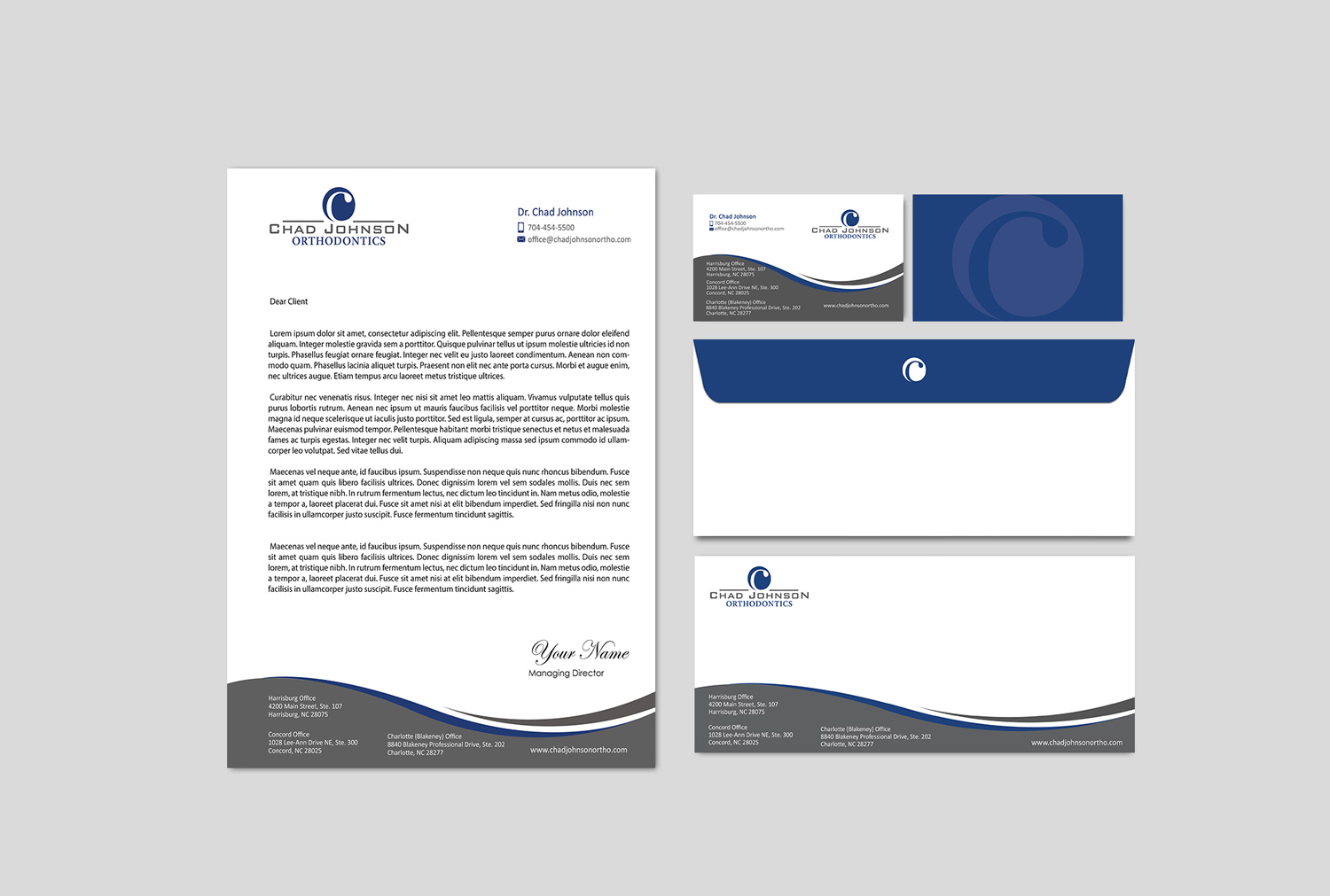 Stationery Design by Designs 2019 for Chad Johnson Orthodontics | Design #16471388
