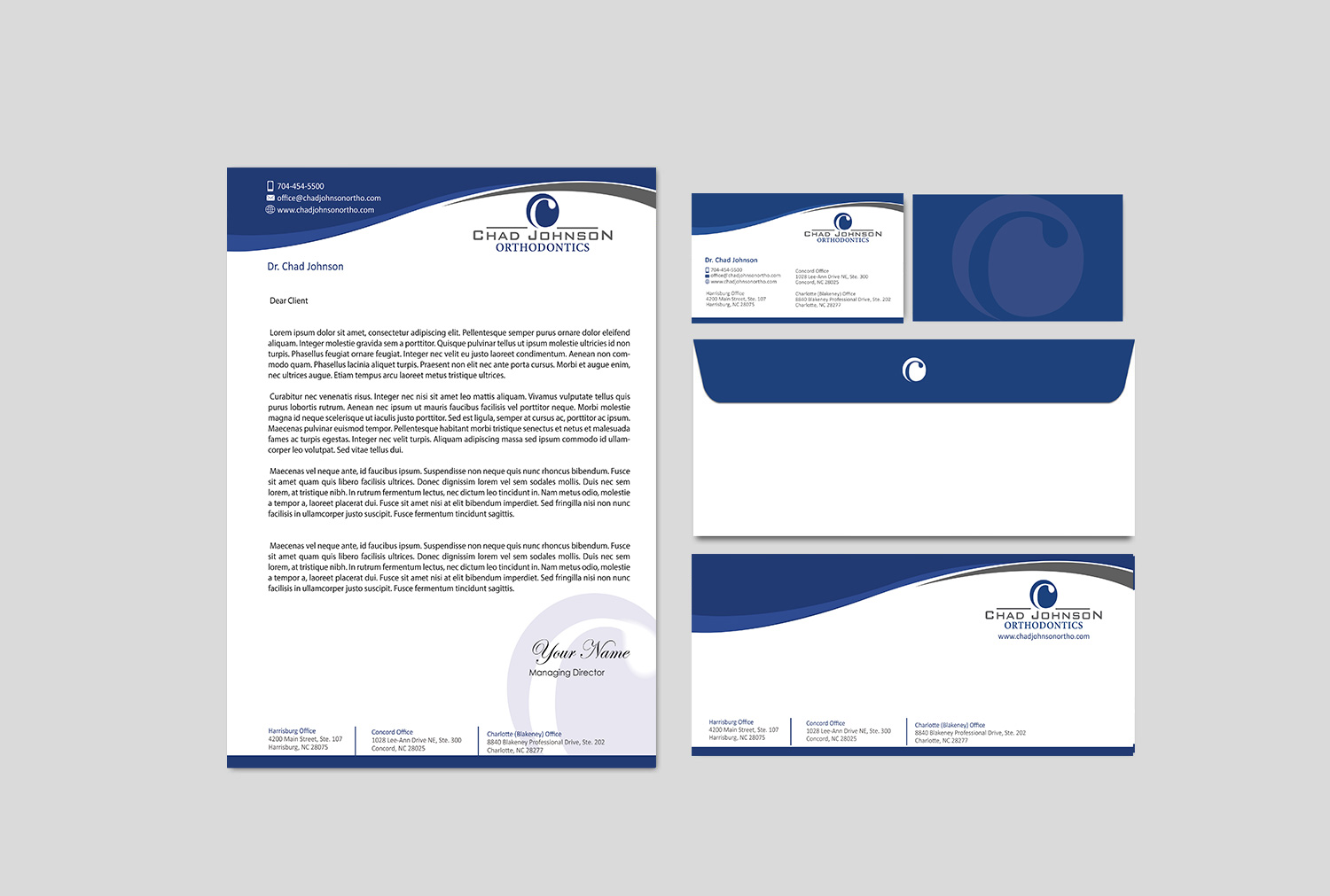 Stationery Design by Designs 2019 for Chad Johnson Orthodontics | Design #16500892
