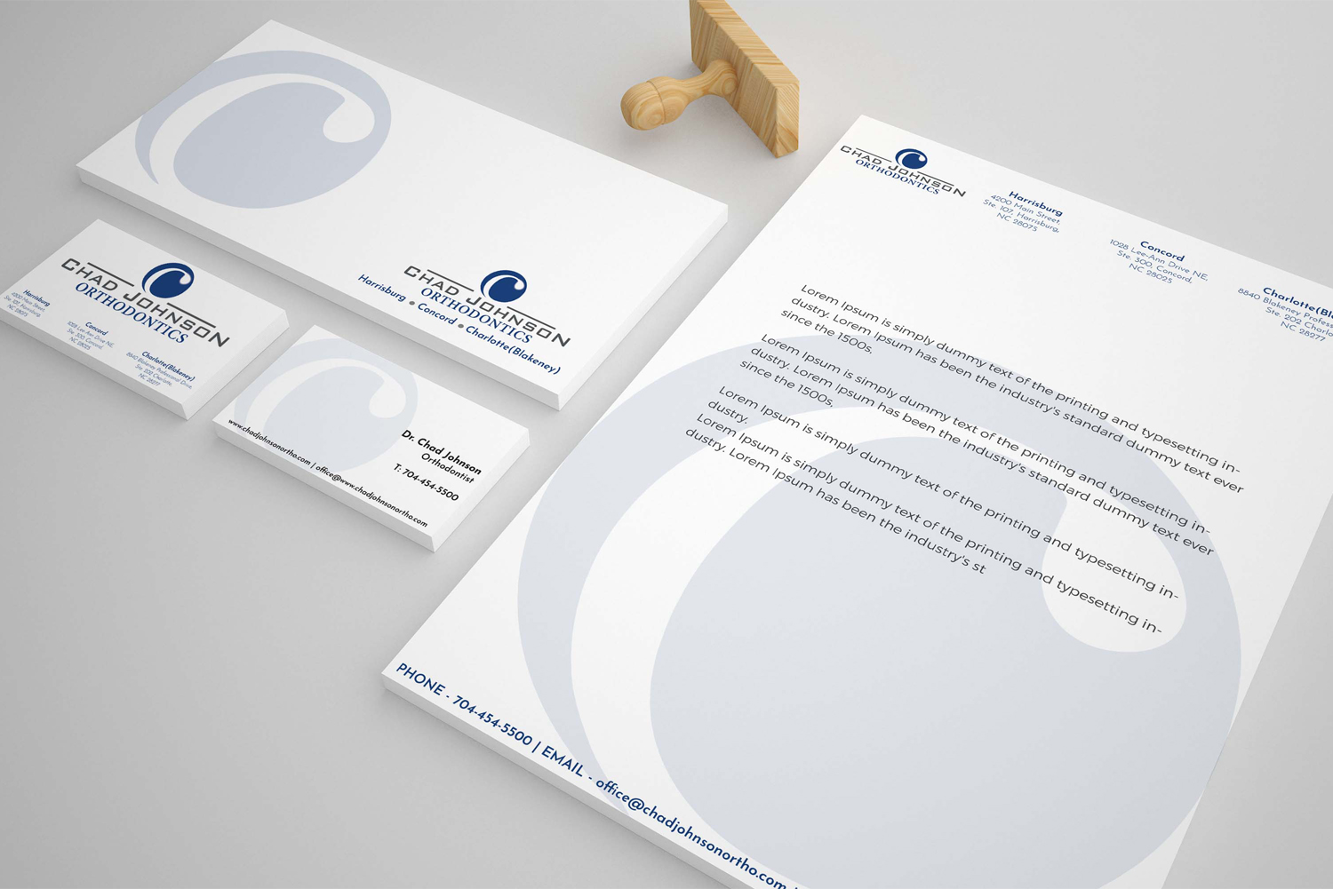 Stationery Design by Santanu Sarkar for Chad Johnson Orthodontics | Design #16459571