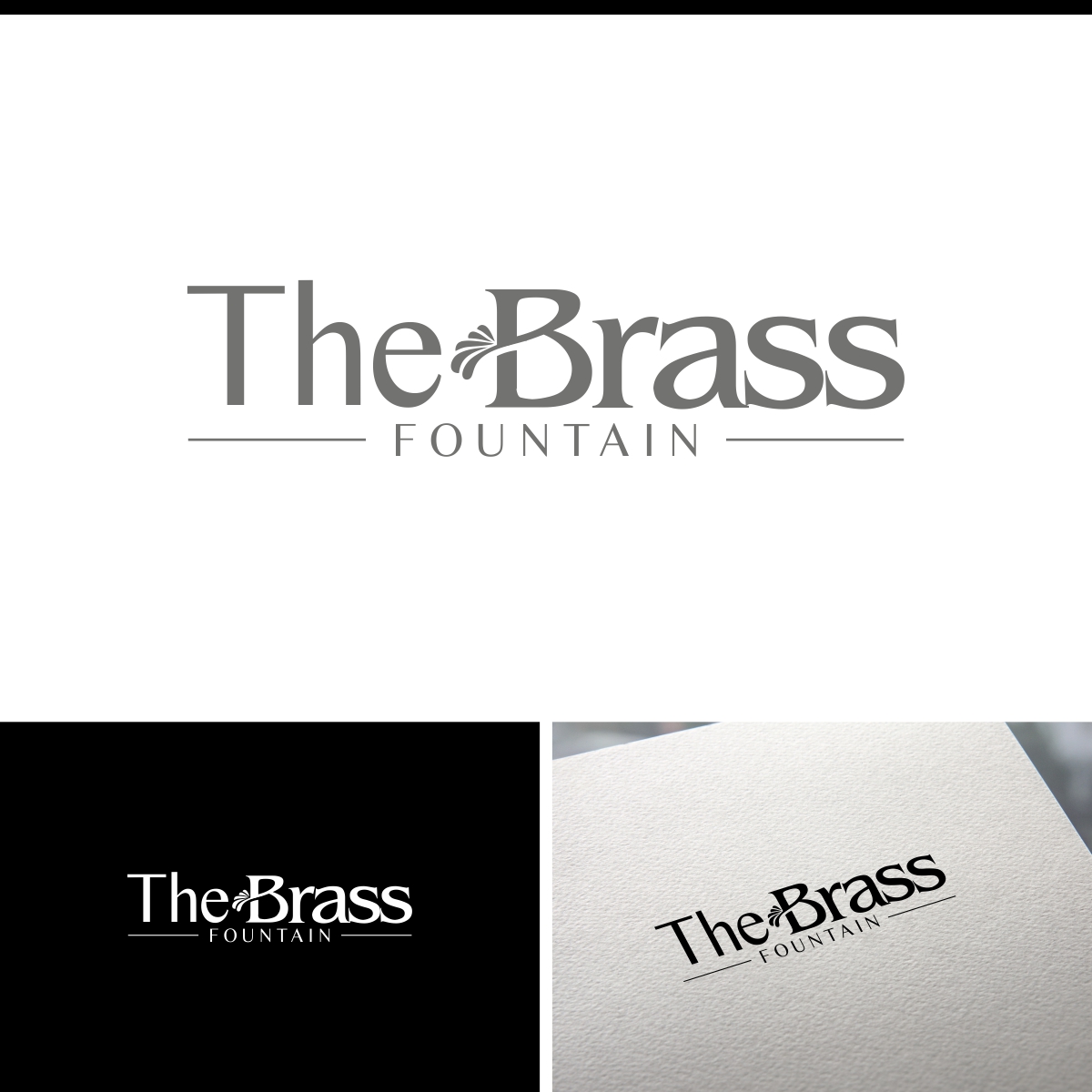 Logo Design by e-graphics for The Brass Fountain | Design #16444486