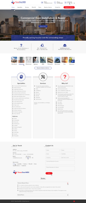 Two-page Website Design for Construction Business | Diseño Web por Ved Web Services