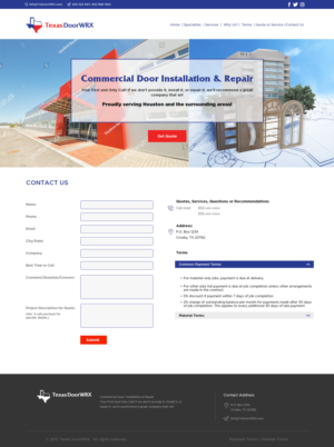 Two-page Website Design for Construction Business | Diseño Web por CharaFathimalil