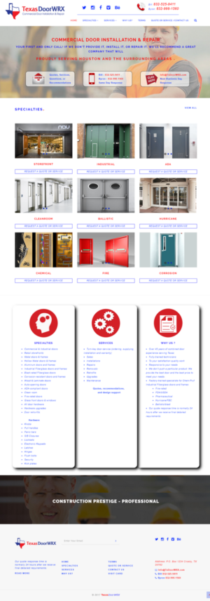 Web Design by T_c_T for this project | Design: #16437345
