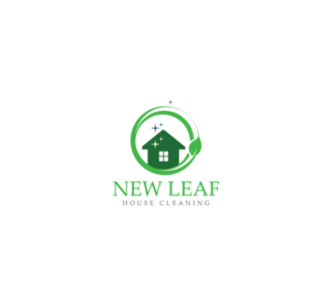 Logo Design by Ves-Boycheva for New Leaf House cleaning | Design: #16442179