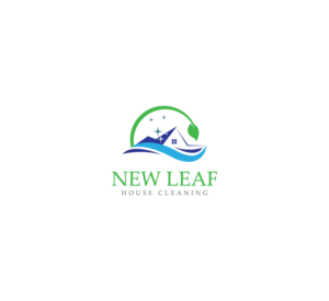 Logo Design by Ves-Boycheva for New Leaf House cleaning | Design: #16442184