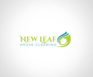 Logo Design by sunpris for New Leaf House cleaning | Design: #16432369