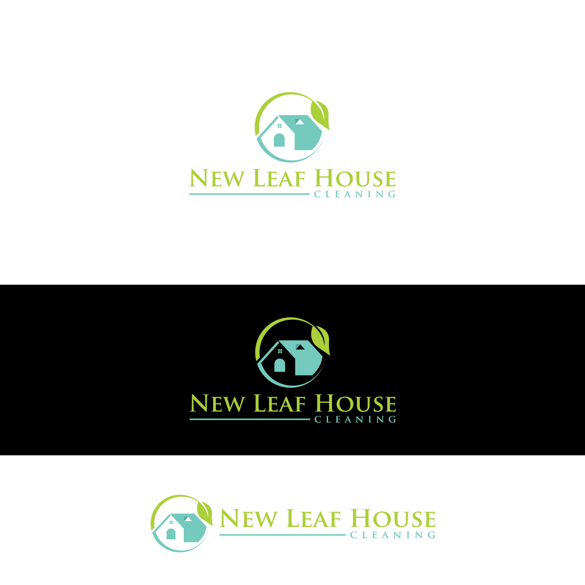 Logo Design by Salina R for New Leaf House cleaning | Design #16421949