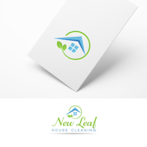 Diseño de Logo por DesignDUO para New Leaf House cleaning | Diseño: #16460032