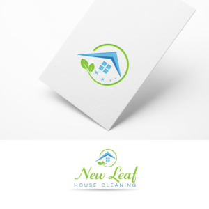 Diseño de Logo por DesignDUO para New Leaf House cleaning | Diseño: #16460045